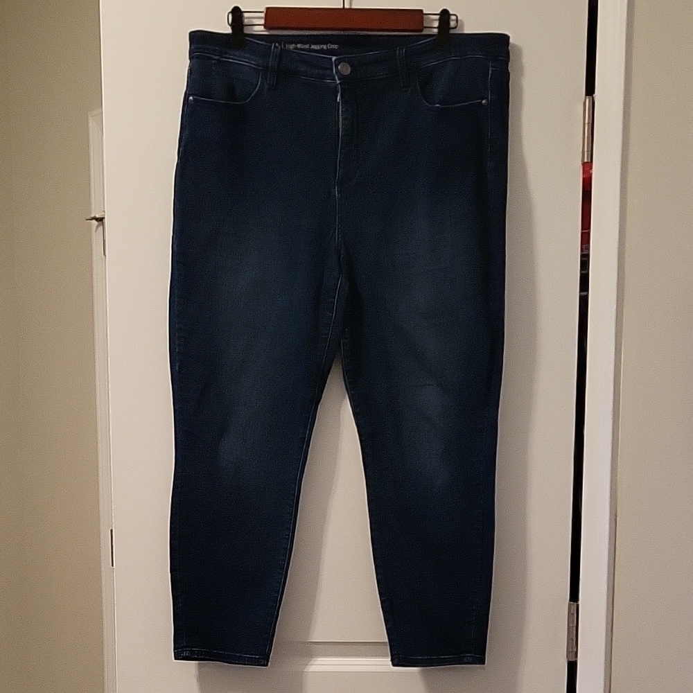 Talbots Deep Blue Cropped Jeans